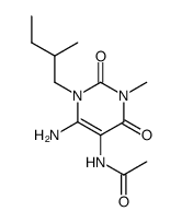 Acetamide,N-[6-amino-1,2,3,4-tetrahydro-3-methyl-1-(2-methylbutyl)-2,4-dioxo-5-pyrimidinyl]-结构式