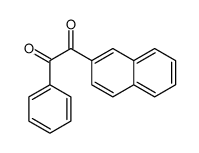 1-naphthalen-2-yl-2-phenylethane-1,2-dione结构式