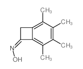 2,3,4,5-Tetramethylbicyclo[4.2.0]octa-1,3,5-trien-7-one oxime structure