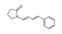 1-(4-phenylbuta-1,3-dienyl)pyrrolidin-2-one Structure