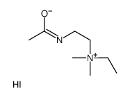 2-acetamidoethyl-ethyl-dimethylazanium,iodide结构式