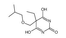 5-Ethyl-5-(isobutoxymethyl)barbituric acid structure