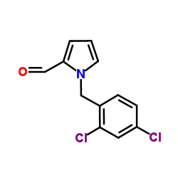 1-(2,4-二氯苄基)-1H-吡咯-2-甲醛结构式