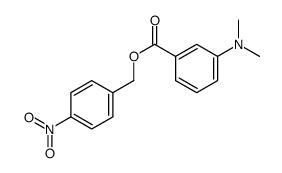 (4-nitrophenyl)methyl 3-(dimethylamino)benzoate结构式