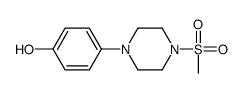 4-(4-(Methylsulfonyl)piperazin-1-yl)phenol Structure