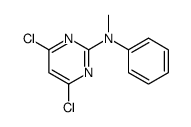 4,6-dichloro-N-methyl-N-phenylpyrimidin-2-amine结构式