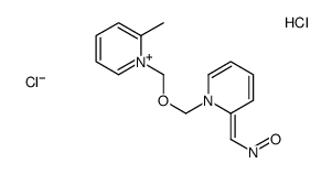 [(E)-[1-[(2-methylpyridin-1-ium-1-yl)methoxymethyl]pyridin-2-ylidene]methyl]-oxoazanium,dichloride Structure