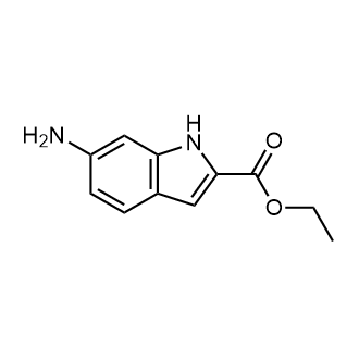 Ethyl 6-amino-1H-indole-2-carboxylate Structure