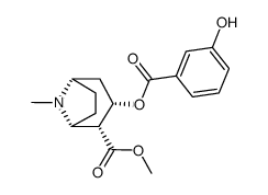 间羟基可卡因结构式