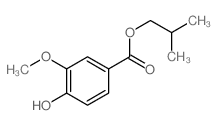 Vanillic acid, isobutyl ester结构式