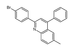 2-(4-bromophenyl)-6-methyl-4-phenylquinoline结构式