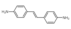 (E)-4-(4-aminostyryl)benzenamine Structure