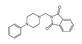 2-(4-Phenyl-piperazin-1-ylmethyl)-isoindole-1,3-dione结构式