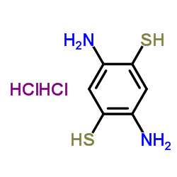 2,5-DIAMINO-1,4-BENZENEDITHIOL DIHYDROCHLORIDE structure