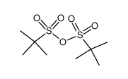 2-methylpropane-2-sulfonic anhydride Structure