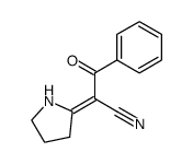 3-Oxo-3-phenyl-2-pyrrolidin-(2Z)-ylidene-propionitrile结构式