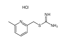 2-(6-methylpyrid-2-ylmethyl)isothiourea dihydrochloride结构式