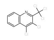 Quinoline,3,4-dichloro-2-(trichloromethyl)-结构式