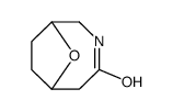 9-oxa-4-azabicyclo[4.2.1]nonan-3-one结构式