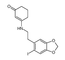 N-(3-oxo-1-cyclohexenyl)-2-(2-iodo-4,5-methylenedioxyphenyl)ethanamine结构式