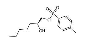 (S)-1-(p-toluenesulfonyloxy)-2-hydroxyheptane结构式