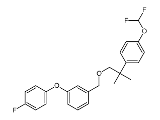 1-((2-(4-(Difluoromethoxy)phenyl)-2-methylpropoxy)methyl)-3-(4-fluorop henoxy)benzene picture