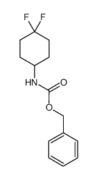 benzyl (4,4-difluorocyclohexyl)carbamate Structure