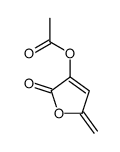 (5-methylidene-2-oxofuran-3-yl) acetate结构式