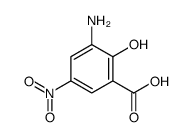 3-amino-5-nitrosalicylic acid结构式