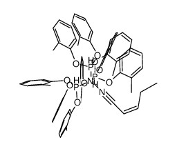 Ni(cis-2-pentenenitrile)(P(O-o-tolyl)3)3结构式