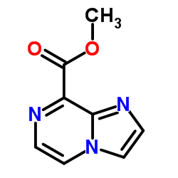 Methyl imidazo[1,2-a]pyrazine-8-carboxylate structure