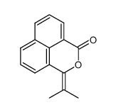 3-isopropylidene-3H-benz[de]isochromen-1-one Structure