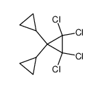 1,1,2,2-tetrachloro-3,3-dicyclopropylcyclopropane Structure