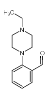 2-(4-乙基哌嗪-1-基)苯甲醛结构式