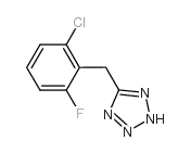 5-(2-CHLORO-6-FLUOROBENZYL)-2H-TETRAZOLE Structure