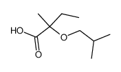 2-isobutoxy-2-methyl-butyric acid结构式