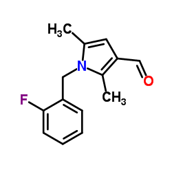 1-(2-FLUORO-BENZYL)-2,5-DIMETHYL-1H-PYRROLE-3-CARBALDEHYDE图片