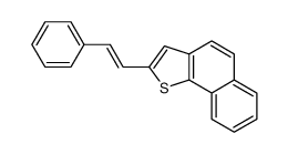 2-(2-phenylethenyl)benzo[g][1]benzothiole Structure