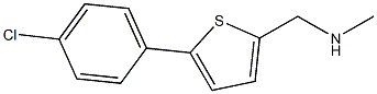 5-(4-chlorophenyl)-N-methyl-2-Thiophenemethan amine Structure