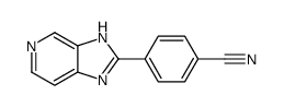 4-(3H-imidazo[4,5-c]pyridin-2-yl)benzonitrile Structure