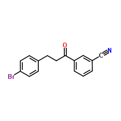 3-[3-(4-Bromophenyl)propanoyl]benzonitrile picture