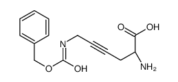 (2S)-2-amino-6-(phenylmethoxycarbonylamino)hex-4-ynoic acid Structure