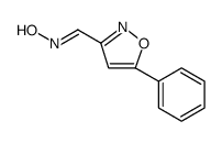 3-Isoxazolecarboxaldehyde, 5-phenyl-, oxime结构式