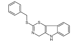 2-benzylsulfanyl-4,5-dihydro-[1,3]thiazino[5,6-b]indole Structure