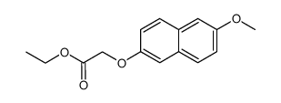 (methoxy-6 naphtyl-2 oxy) acetate d'ethyle Structure