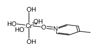 (H2O)5 chromium(III)(4-Me-pyridine-N-oxide)结构式