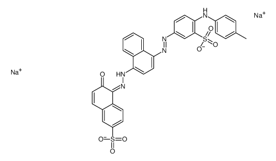 6-hydroxy-5-[[4-[[4-[(4-methylphenyl)amino]-3-sulphophenyl]azo]-1-naphthyl]azo]naphthalene-2-sulphonic acid, sodium salt picture