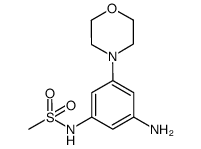 N-(3-Amino-5-morpholin-4-yl-phenyl)methanesulfonamide Structure