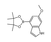 6-methoxy-4-(4,4,5,5-tetramethyl-[1,3,2]dioxaborolan-2-yl)-1H-indole picture