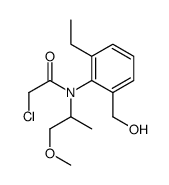 2-chloro-N-[2-ethyl-6-(hydroxymethyl)phenyl]-N-(1-methoxypropan-2-yl)acetamide Structure